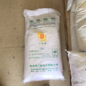 亞硫酸鈉，Na2SO3